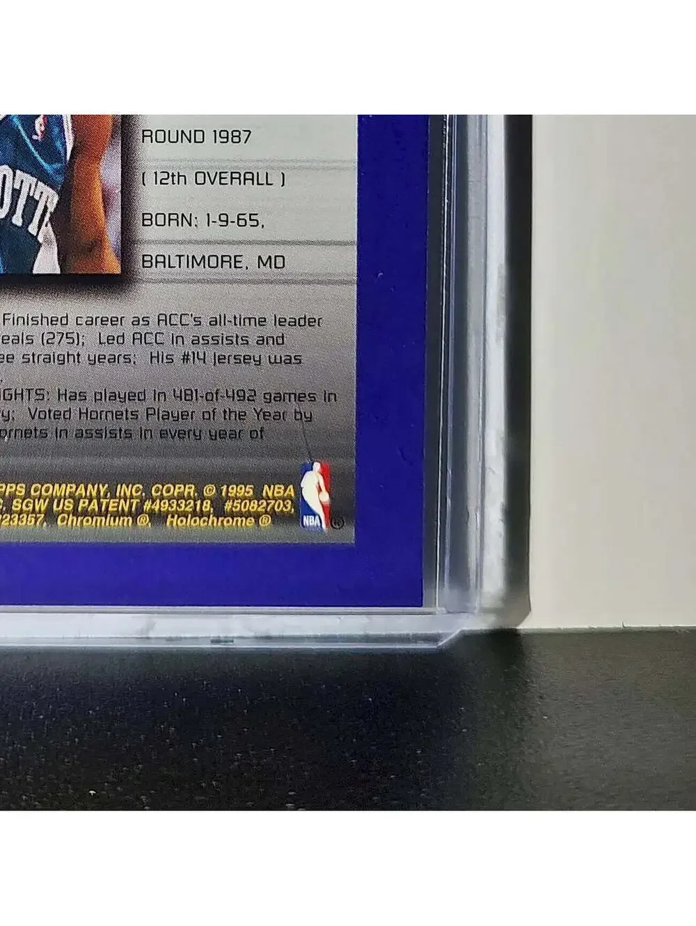 Muggsy Bogues 1994-95 Topps Finest #204 Collegiate Best